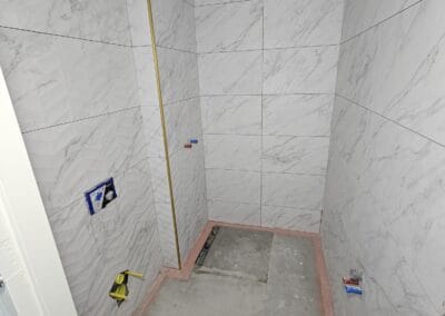 Douche tegelwerk in uitvoering - Uw tegelidee